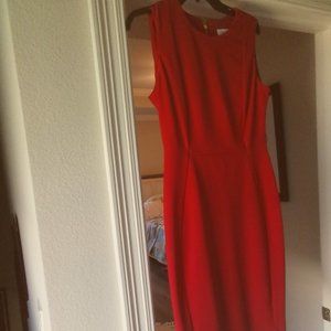Calvin Klein red dress